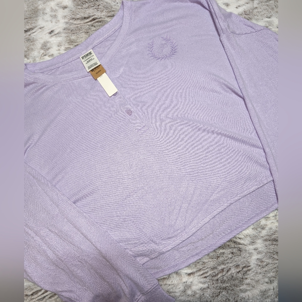 🪻PINKCOZY LONG-SLEEVE SLEEP SHIRT🪻